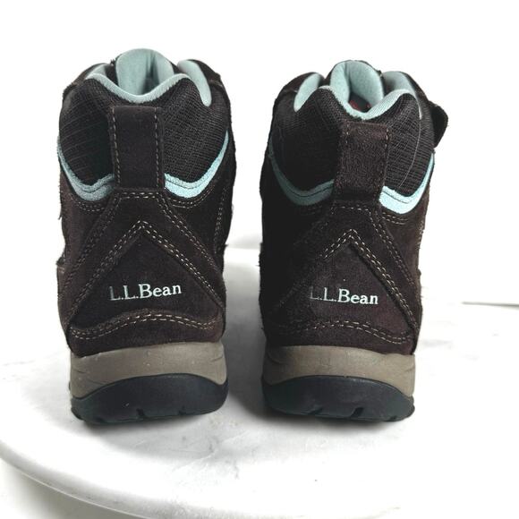 L.L. Bean Women’s Hiking Boots Size 6 TEK 2.5 Brown Suede PrimaLoft 200 Grams - Picture 4 of 10